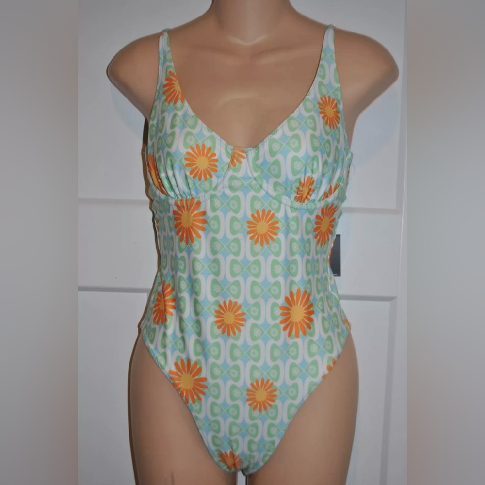 FREE PEOPLE X INNER RELM Stoney Underwire River Poppy size M NWT $168 - Picture 2 of 6